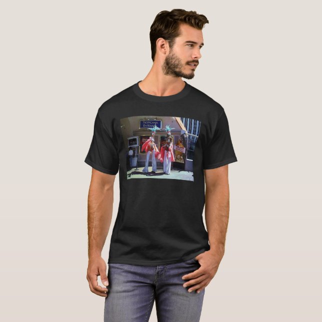 Stilt Dancers men Black T - Shirt (Vorne ganz)