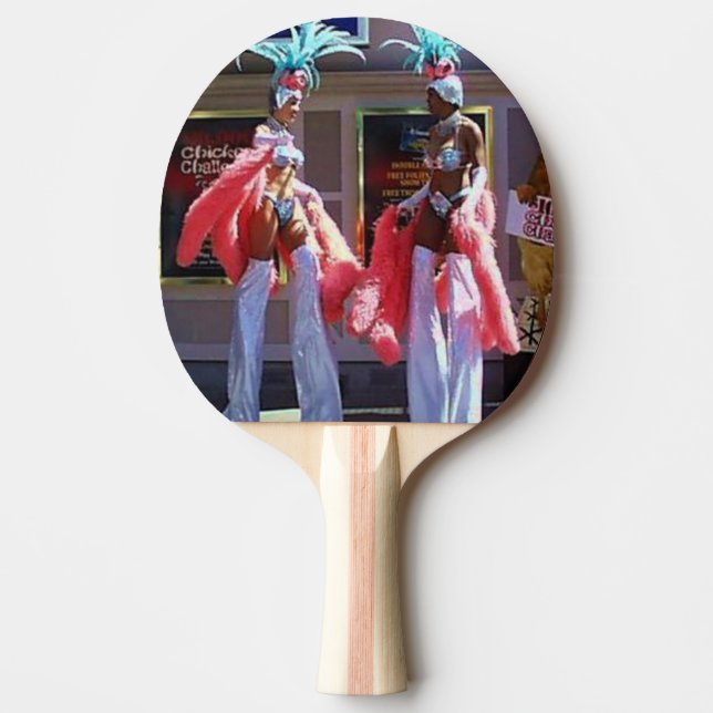 Stilt Dancers Ping Pong Paddle Tischtennis Schläger (Vorderseite)