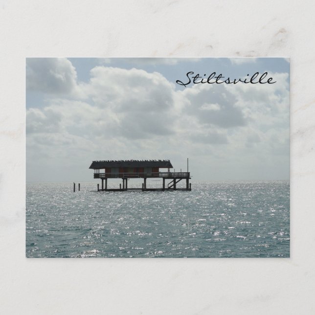 Stiltsville Postcard Postkarte (Vorderseite)