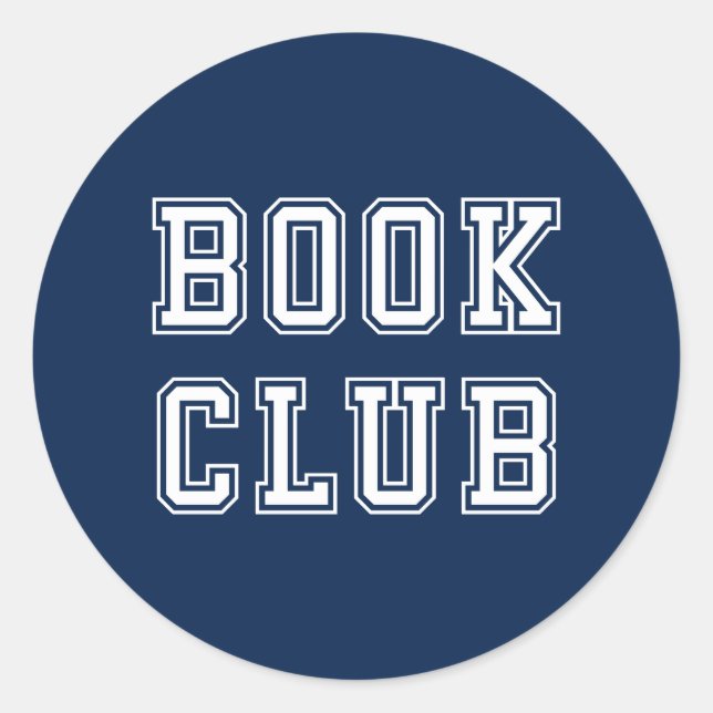 Stilverein mit bearbeitbarer Farbe Runder Aufkleber (Vorderseite)