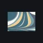 Stilvoll Abstrakter Marmorwirbel in Aquamarin und  Leinwanddruck<br><div class="desc">Einzigartige Abstrakte Marmorkunst in Blau und grüne Leinwand</div>