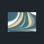 Stilvoll Abstrakter Marmorwirbel in Aquamarin und  Leinwanddruck<br><div class="desc">Einzigartige Abstrakte Marmorkunst in Blau und grüne Leinwand</div>