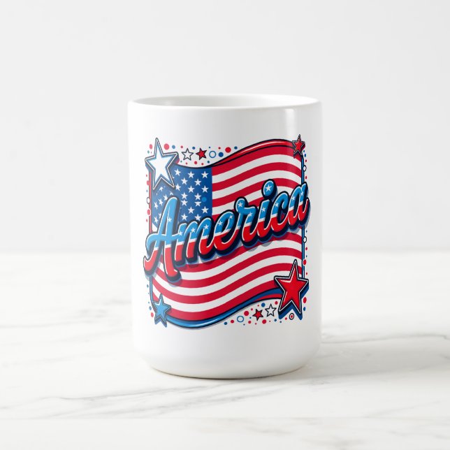 Stilvoll Amerika Kaffeetasse (Mittel)
