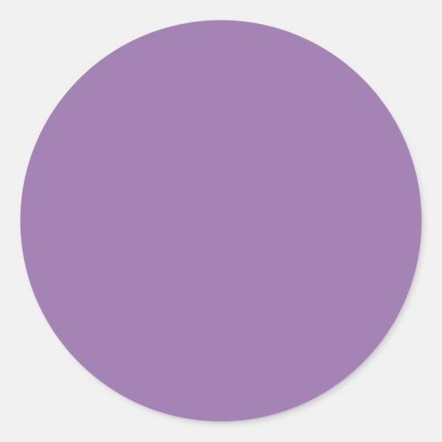 Stilvoll anpassbar - Violett mit lebendiger Blüte Runder Aufkleber (Vorderseite)