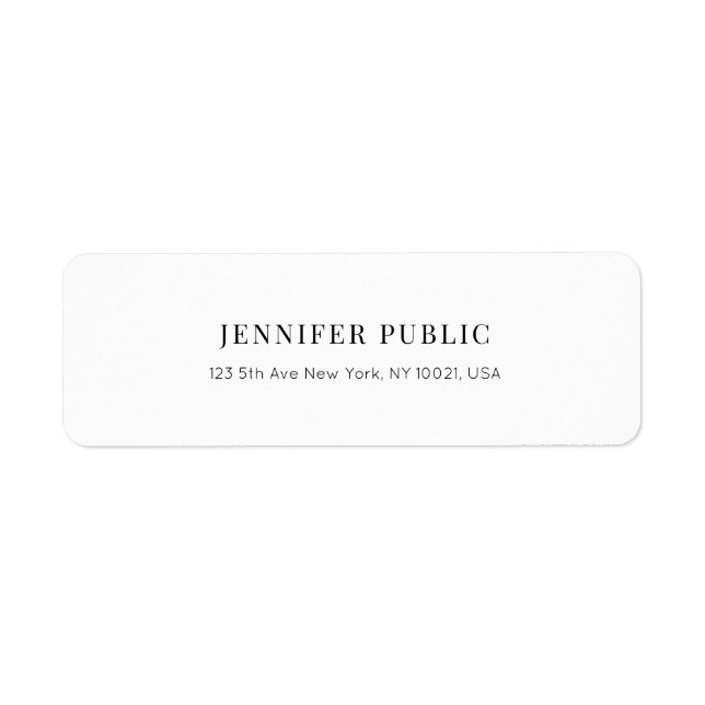 Stilvoll Berufliches, modernes White Template Tren (Vorne)