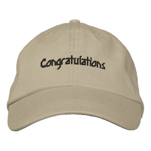 Stilvoll bestickte Hats oder Kappen