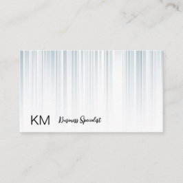 Stilvoll | Blue Gray Vert Lines Visitenkarte