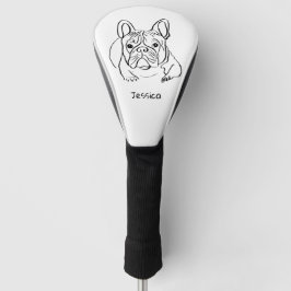 Stilvoll Bulldog Minimalistisch Golf Headcover