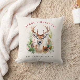 Stilvoll & elegant Deer Christmas Gärten Custom Kissen