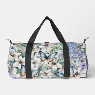 Stilvoll & elegant Floral & Schmetterlinge Duffle Bag