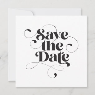 Stilvoll Elegant Moderne Kalligrafie Klassischer P Save The Date