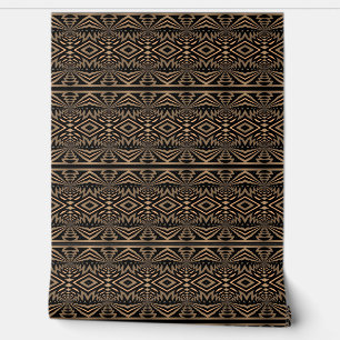 Stilvoll Elegant Retro Geometric Classy Deko Brown Tapete
