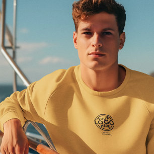 Stilvoll elegantes Firmenlogo Sweatshirt