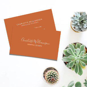 Stilvoll Elegantes Monogramm Minimalistisches Terr Visitenkarte