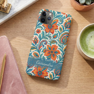 Stilvoll ethnisch farbenfroh Paisley Floral Art Mu Case-Mate iPhone Hülle