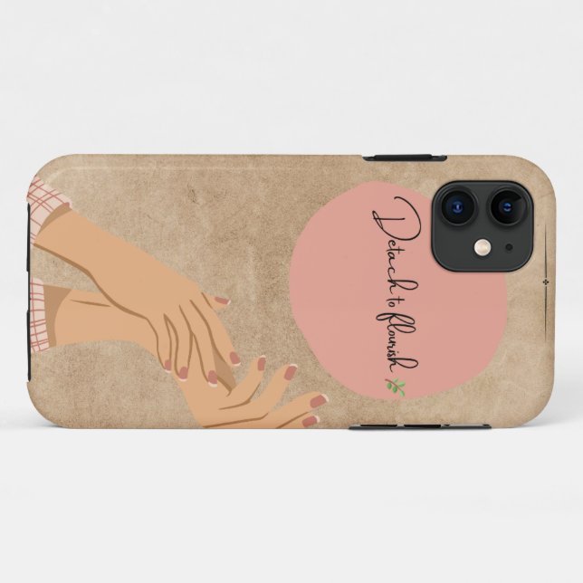 Stilvoll floral iPhone 11 Fall Case-Mate iPhone Hülle (Rückseite (Horizontal))