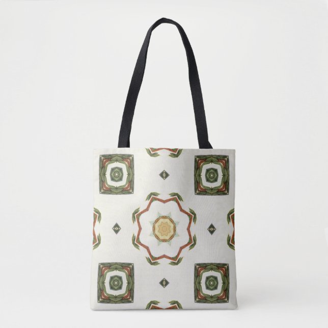 Stilvoll geometrisch über alle Muster Tasche (Vorderseite)