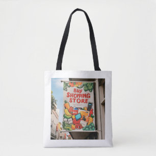 Stilvoll gestaltete Einkaufstour-Tasche Tasche