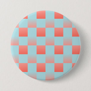 Stilvoll gestuftes Pulver blaue Korallen rosa Button