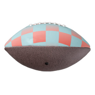 Stilvoll gestuftes Pulver blaue Korallen rosa Football