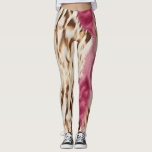 Stilvoll Girly Pink White Gold Zebra Leggings<br><div class="desc">Stilvoll Girly Pink Gold White Zebra</div>