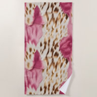 Stilvoll Girly Pink White Gold Zebra