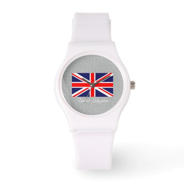 Stilvoll - Glitzer - Sporty Chic Armbanduhr (Vorderseite)
