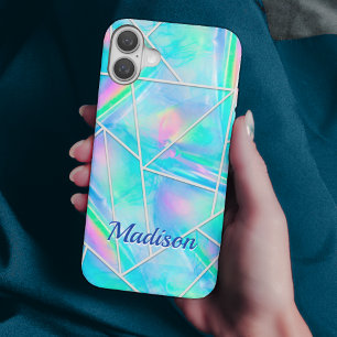 Stilvoll, holografisch und geometrisch iPhone 16 hülle