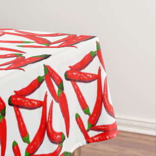 Stilvoll Hot Red Green Chili Yummy Paprikaschoten Tischdecke