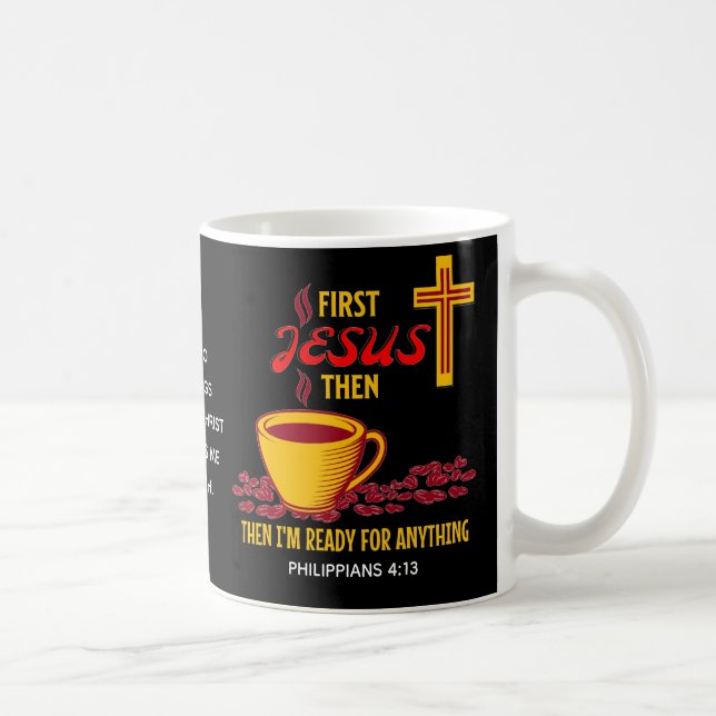 Stilvoll Jesus Coffee Lover Kaffeetasse (Rechts)
