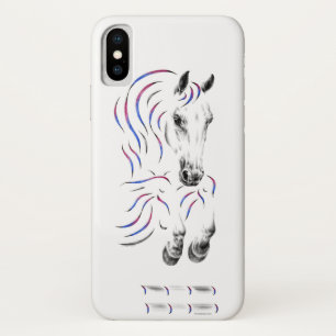 Stilvoll Jumping Jumper Horse iPhone X Hülle