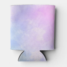 Stilvoll Lila rosa Blau Abstrakte Wasserfarbe Dosenkühler