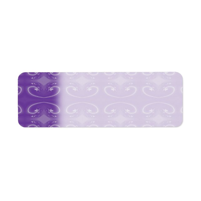 Stilvoll Lila Swirl-Muster. (Vorne)