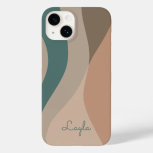 Stilvoll Minimalistisch Boho Abstrakt Case-Mate iPhone 14 Hülle