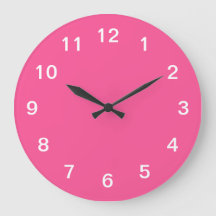 Stilvoll Minimalistische, heiß rosa Wandklemme