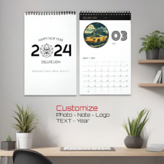 Stilvoll Minimalistischer Wall-Kalender für Untern Kalender