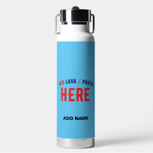 STILVOLL MODERNE KUSTOM SWAG SKY BLAUE VERIFIKATIO TRINKFLASCHE