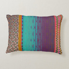Stilvoll modernes, farbenfrohes Muster boho Throw Dekokissen