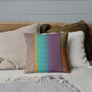 Stilvoll modernes, farbenfrohes Muster boho Throw  Kissen