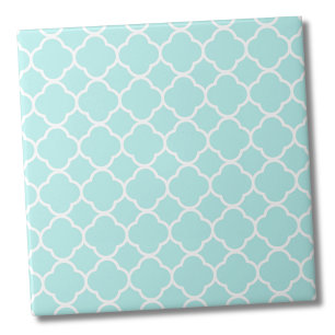 Stilvoll Niedliches Aqua Blue Aquamarin marokkanis Fliese