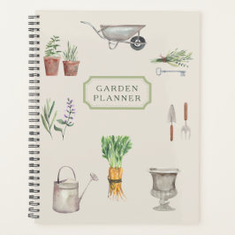 Stilvoll personalisierter Gartenplaner Planer
