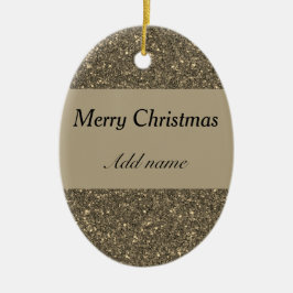 Stilvoll personalisierter Name Weihnachtsschmuck