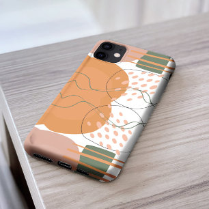 Stilvoll pink grün Abstraktes Muster ästhetisch Case-Mate iPhone Hülle