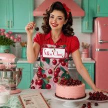 Stilvoll Retro 'Cherry Pop' Rosa Personalisiert