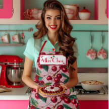 Stilvoll Retro 'Cherry Pop' Rosa Personalisiert