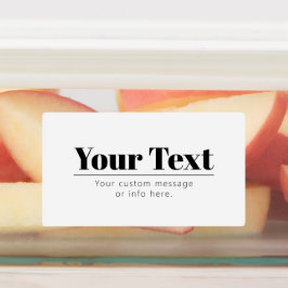 Stilvoll Retro-moderner Text | Schwarz und Weiß Etiketten