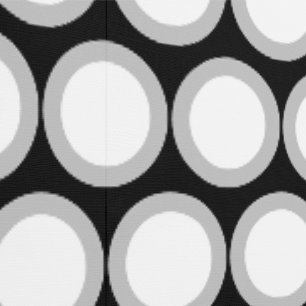 Stilvoll Retro Schwarz-weiß Polka Dots Muster Cool Tapete