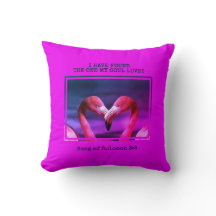 Stilvoll rosa Christlicher Flamingo-Valentinstag