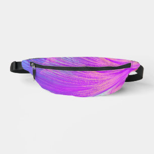 Stilvoll rosa Lila Abstrakte Feathers Bauchtasche