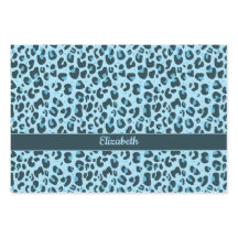 Stilvoll rosa lila Leopardendruck mit Namen